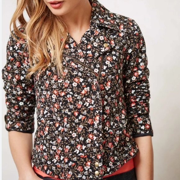 Anthropologie Hei Hei Floral Jacket. Shell 100% Cotton. - Picture 3 of 14